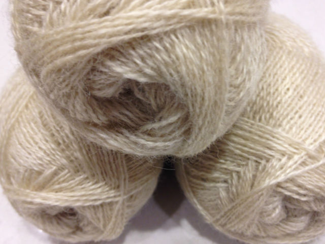 Wensleydale 2ply balls 50g in natural